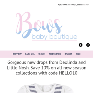 New drops from Deolinda and LIttle Nosh for SS23. Plus bag another 30% off all sale with code EXTRA30 while stocks last  ❤️