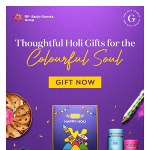 Celebrate Holi With A Thoughtful Gift  🎁