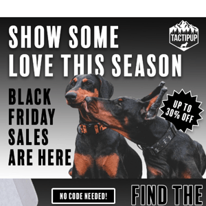 Shop our PAWESOME Black Friday Sale