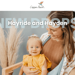 NEW: Hayride and Hayden 🍂