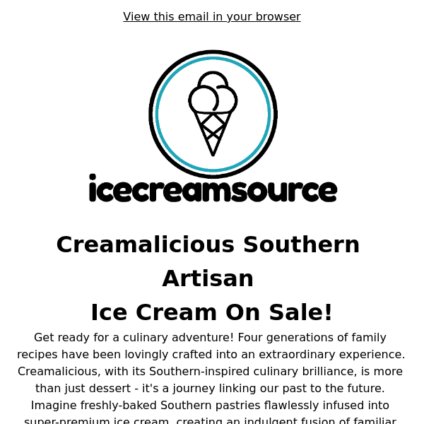 Creamalicious now 50% OFF! 🍦