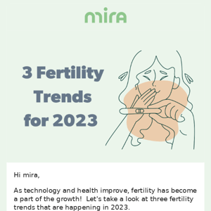 Mira Talks 💚🚀 3 Fertility Trends for 2023