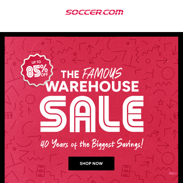 ⚽⚽ Final Day of Deals Starting at $5 ⚽⚽