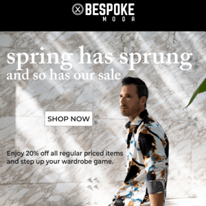 Spring into style and savings with our amazing sale!