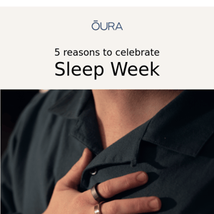 Celebrate Sleep Week with Oura