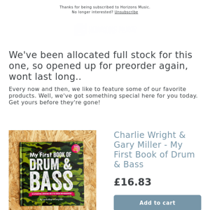 NOW SHIPPING! Charlie Wright & Gary Miller - My First Book of Drum & Bass