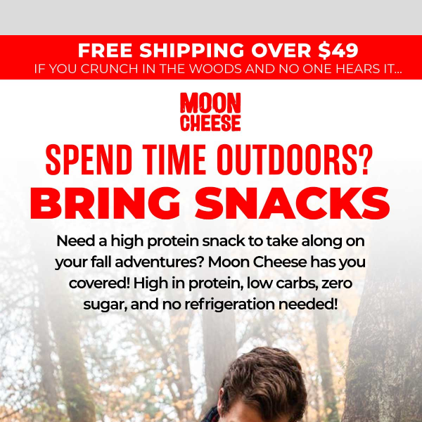 🍁 📞 The Great Outdoors is Calling Moon Cheese