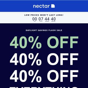 40% off site wide is served 🛎️