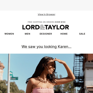 Take Another Look, Lord & Taylor