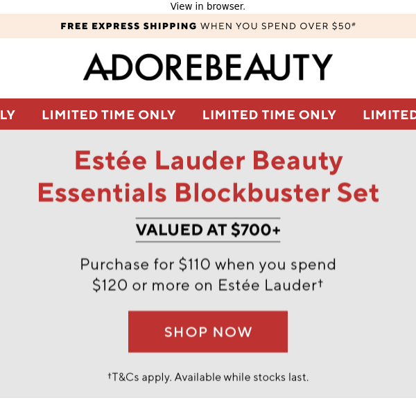 Don't miss this limited Estée Lauder set*