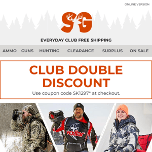 Last Chance | Club Double Discount