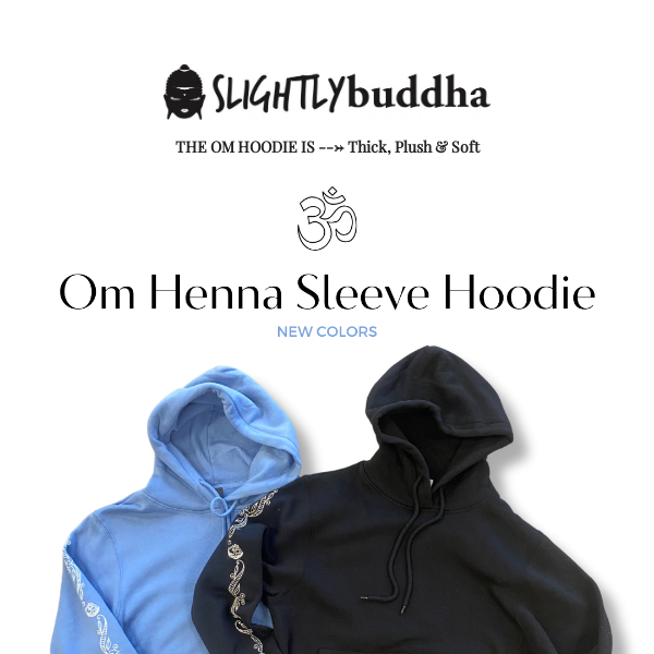 Hey Ommies!  🖤🕉️💙 There's A New Hoodie To Love!
