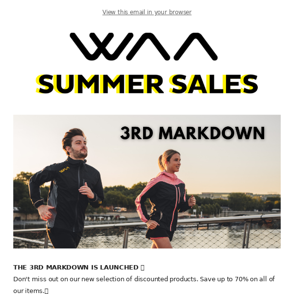 💥 SUMMER SALES 2023 - 3RD MARKDOWN