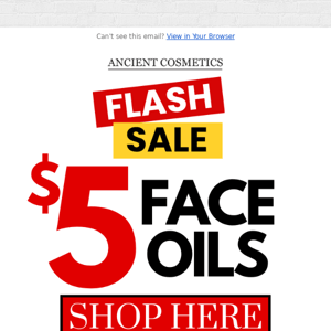 Only $5! Yes, $5! Shop All Face Oils for Just $5!