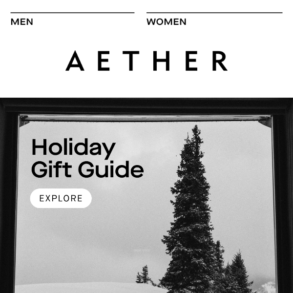 2023 AETHER Holiday Gift Guide