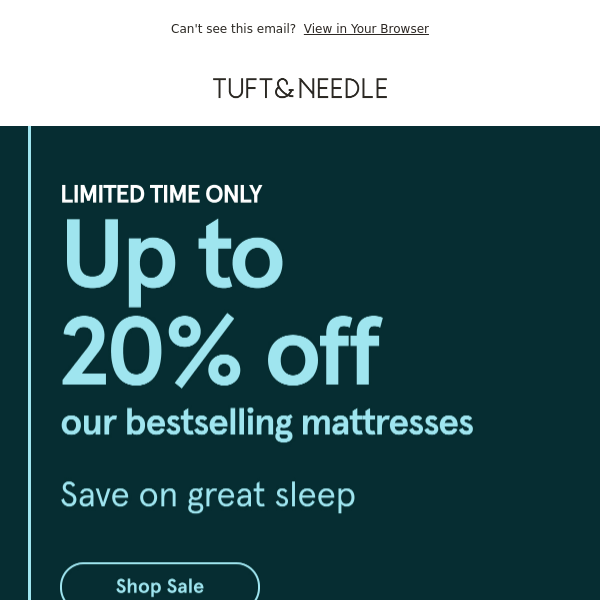 All our mattresses are on SALE