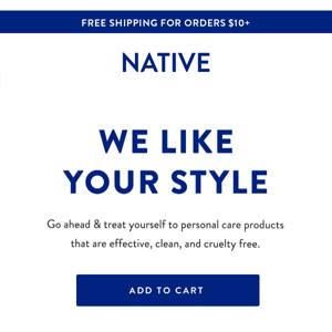 Native, have your eye on something?