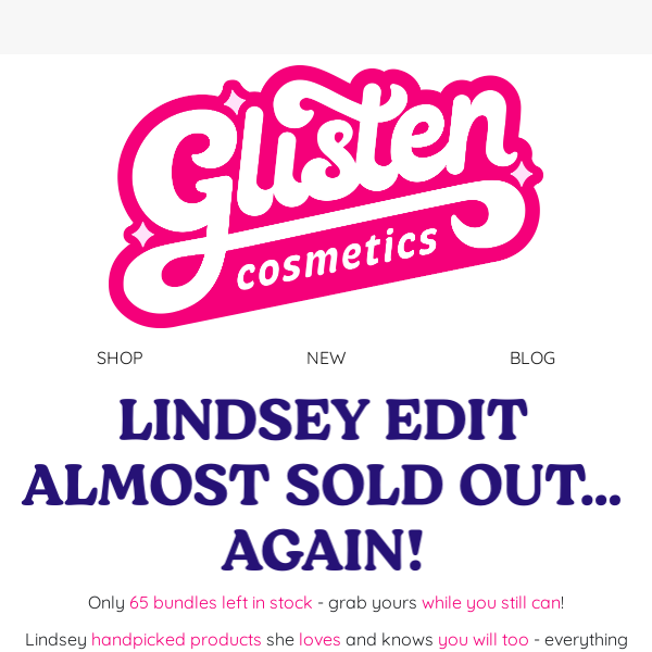 LINDSEY ROWLEY EDIT ALMOST SOLD OUT... AGAIN!😮