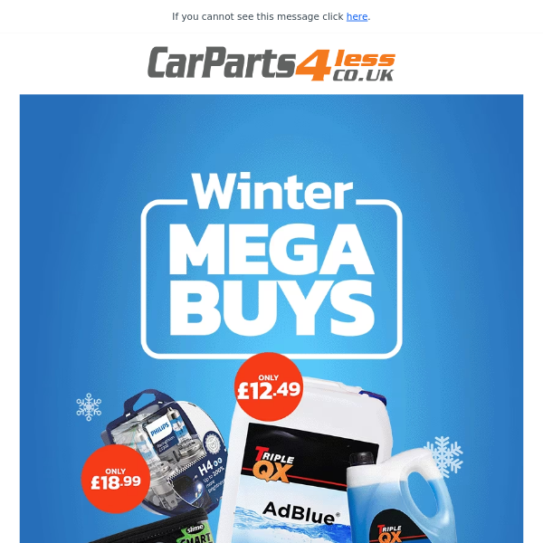 Don't Miss Out On Our Winter Megabuys!