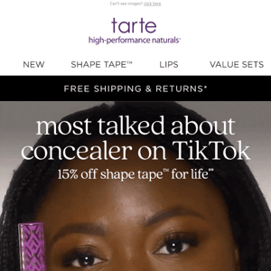 Tarte Cosmetics, are you wearing the wrong concealer?
