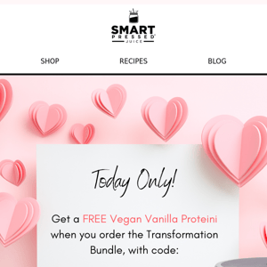 Vday Flash Sale: a free gift for you