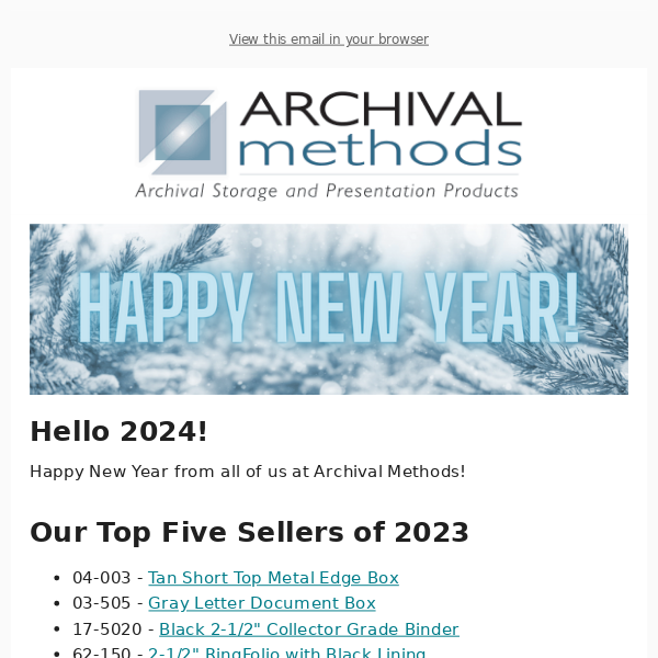 January Newsletter