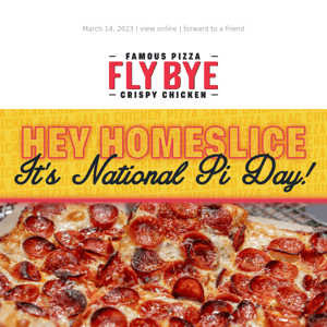 We say PI DAY, you say TUESDAY 🍕