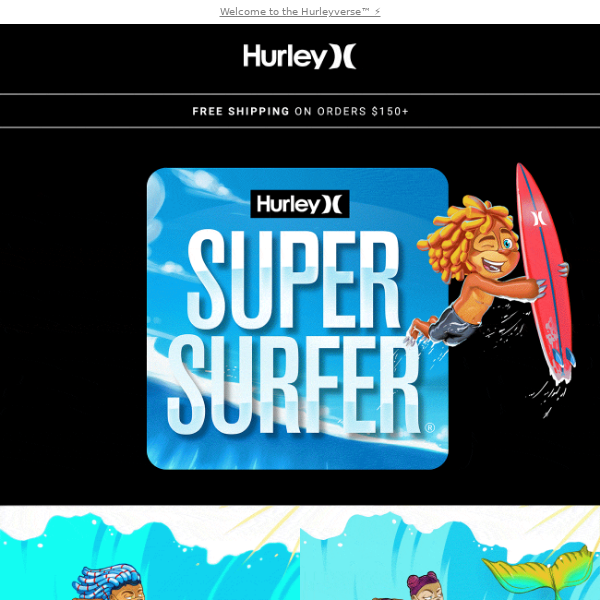 Welcome to the Hurleyverse™️ 💎 Surf the wave of web3, Hurley style with  the Hurley Super Surfer video game. Power up your gameplay by…