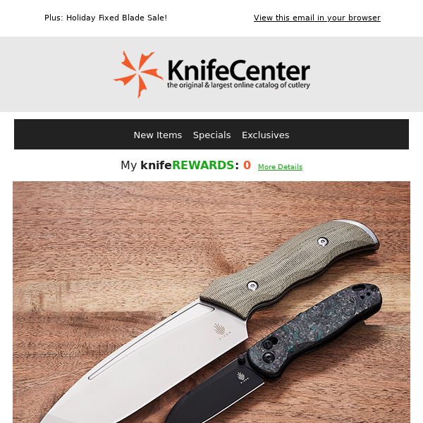 New & Perfect for Gifting: Benchmade, Spyderco, Kershaw