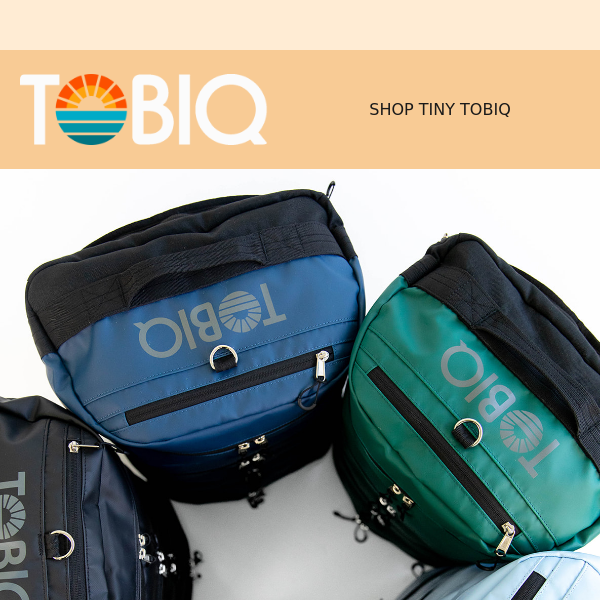 A TOBIQ bag at a generous discount. ❤️