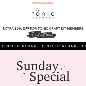 Tonic Studios USA, 😱 up to 72% off DIES!!