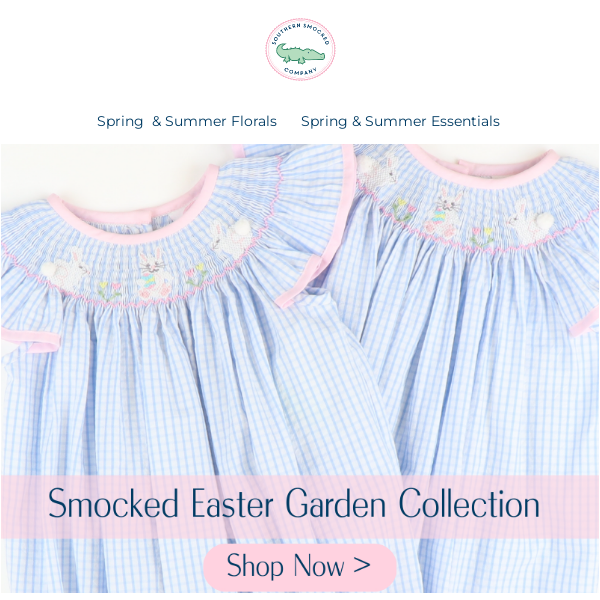 Our Smocked Easter Garden Will Put Spring In Her Smile!🐇🌸💗