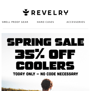 FLASH SALE - 35% Off All Revelry Coolers ☀️🌴🍃