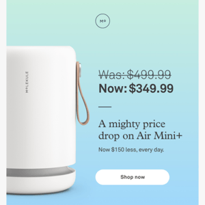 Air Mini+ is now $350 every day