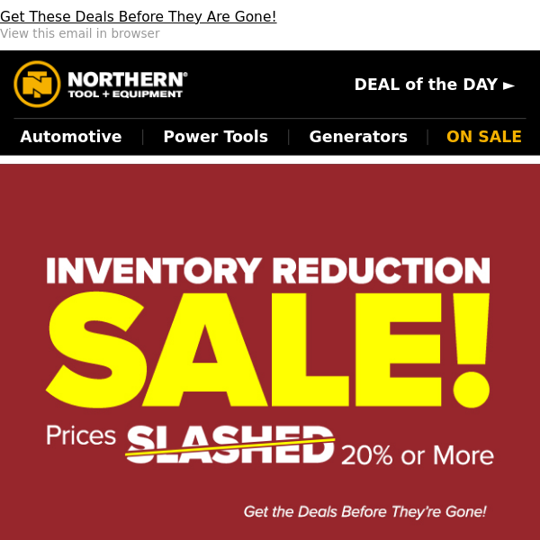 Inventory Reduction Sale: Up To 70% Off
