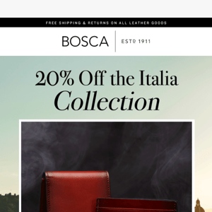 What are you getting Dad? How about 20% off Italian Leather?