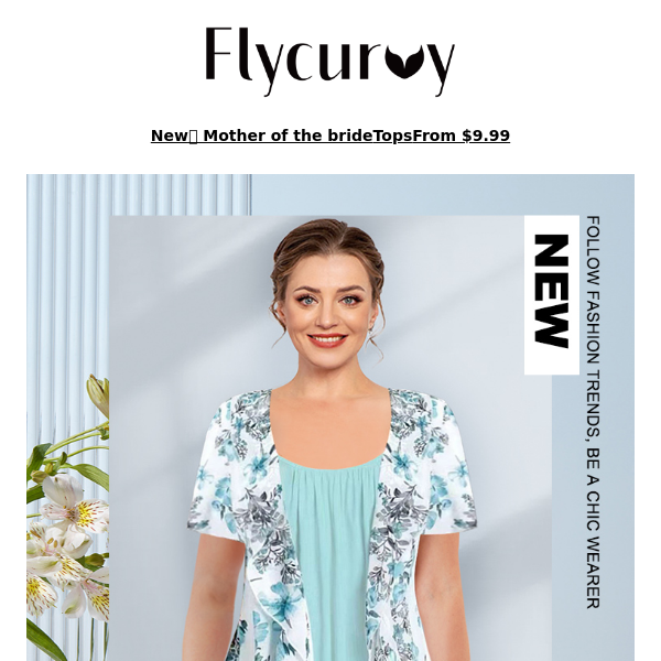 FlyCurvy, NEW cute tops for spring