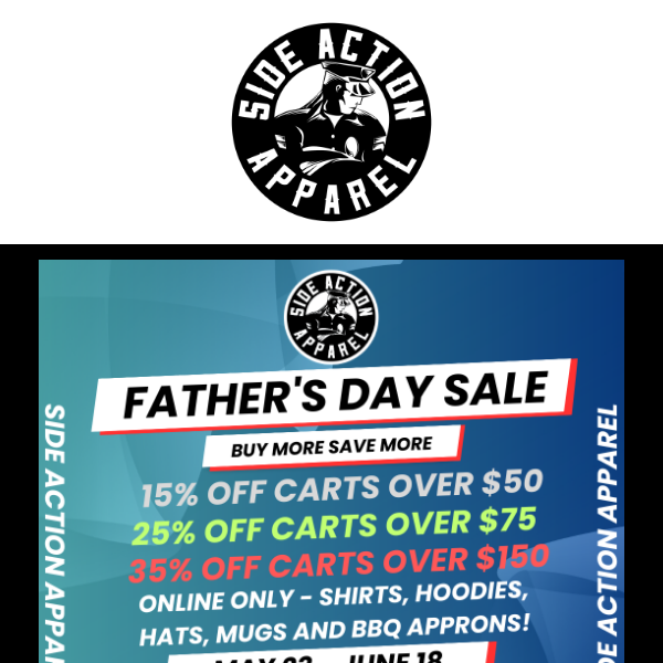 FATHER'S DAY SALE!!!