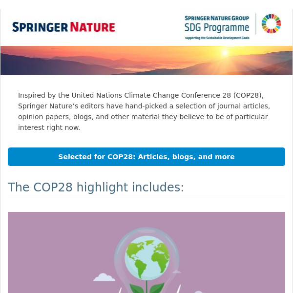 Selected climate change research and blogs, for COP28