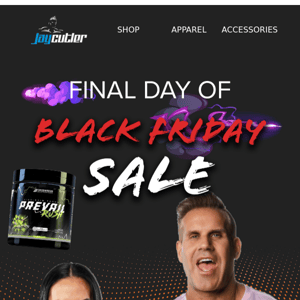 Last Call For Black Friday Savings! 💪