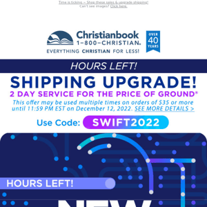 HOURS LEFT: New Cyber Deals & Black Friday Again + Shipping Upgrade