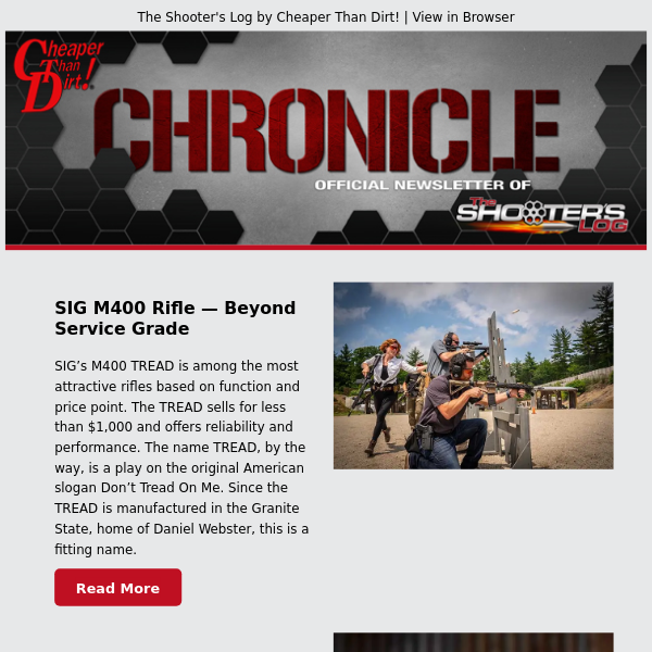 Range Report: SIG M400 Rifle & KelTec P15, CCW Options for Females, Top Guns and More!