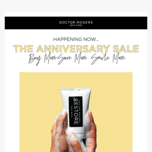 It’s On! The Anniversary Sale