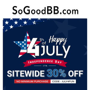 🔥SITEWIDE 30% OFF + $9.99 WIG SPECIAL🔥4th Of July Special !!