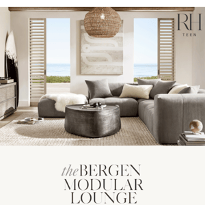 Designed for Lounging. The Bergen Sofa Collection.