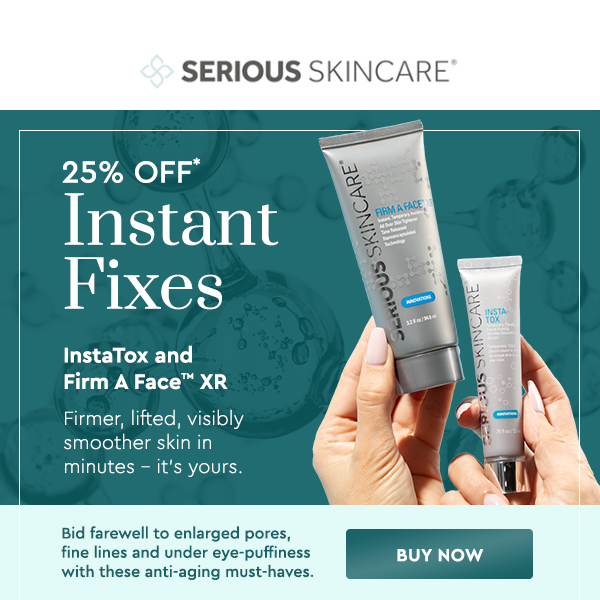 Does your skin need an instant fix?