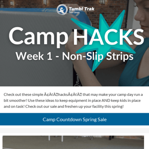 CAMP HACK: Non-Slip Strips ➡️
