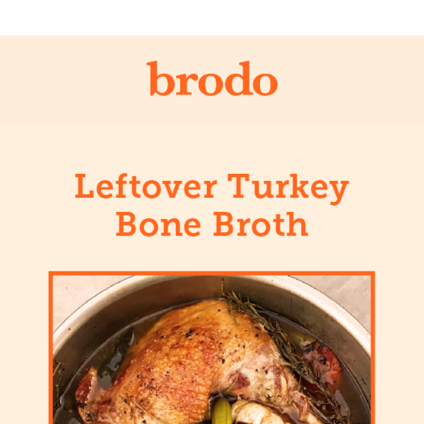 Leftover Turkey Bone Broth Recipe 🦃