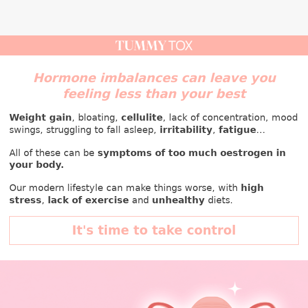Hormone imbalance = weight gain, fatigue, PMS… 😭