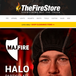 Upgrade Your Safety with Majestic Fire Halo Particulate Hood at TheFireStore.com 🔥